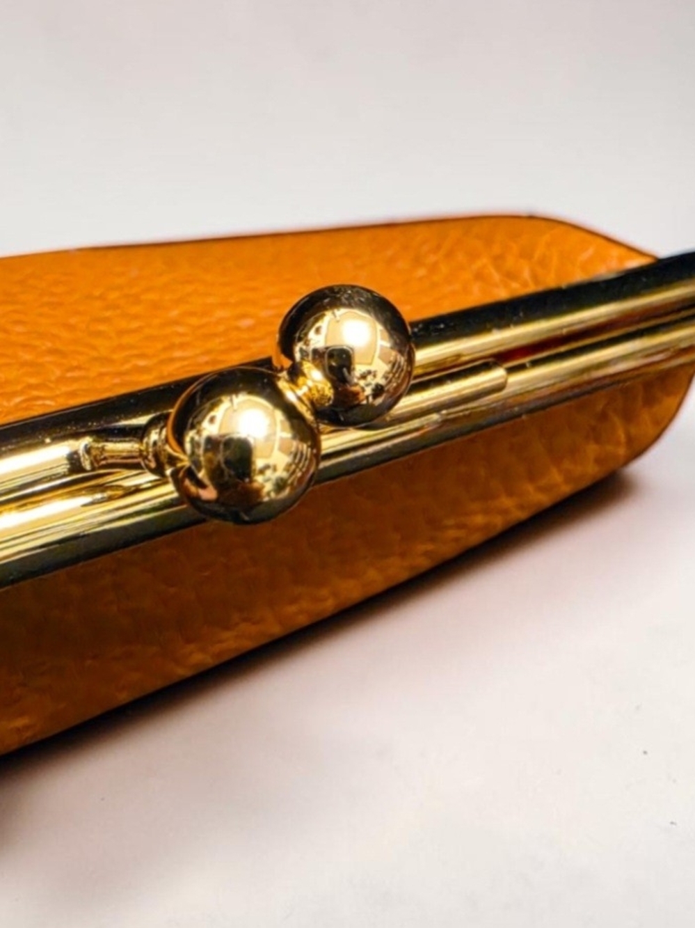 Dooney and Bourke Classic Pebbled Leather Coin Purse in Cognac - Picture 4 of 5